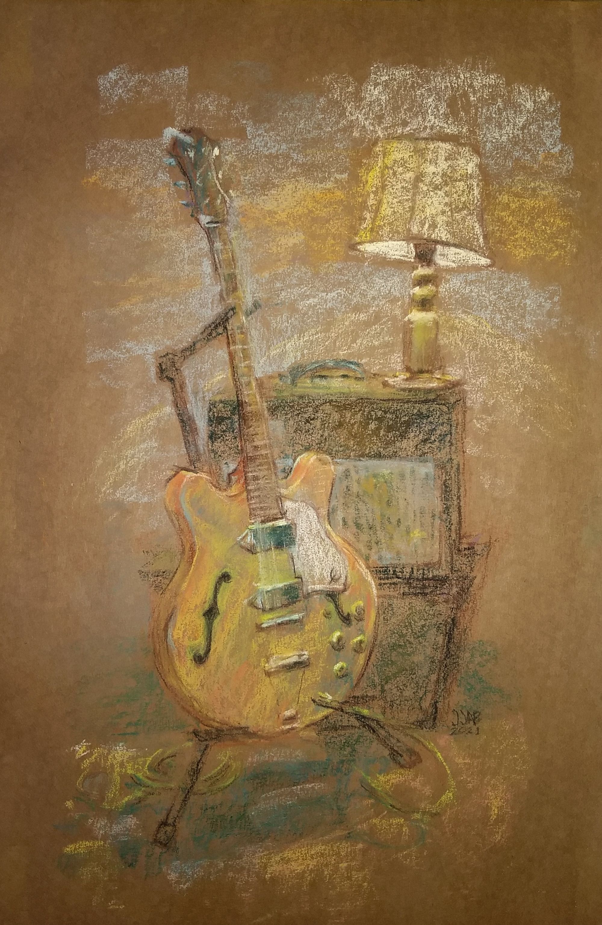 Guitar & Lamp